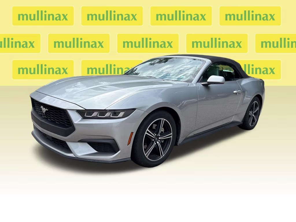 2024 Iconic Silver Metallic Ford Mustang EcoBoost Premium RWD Convertible