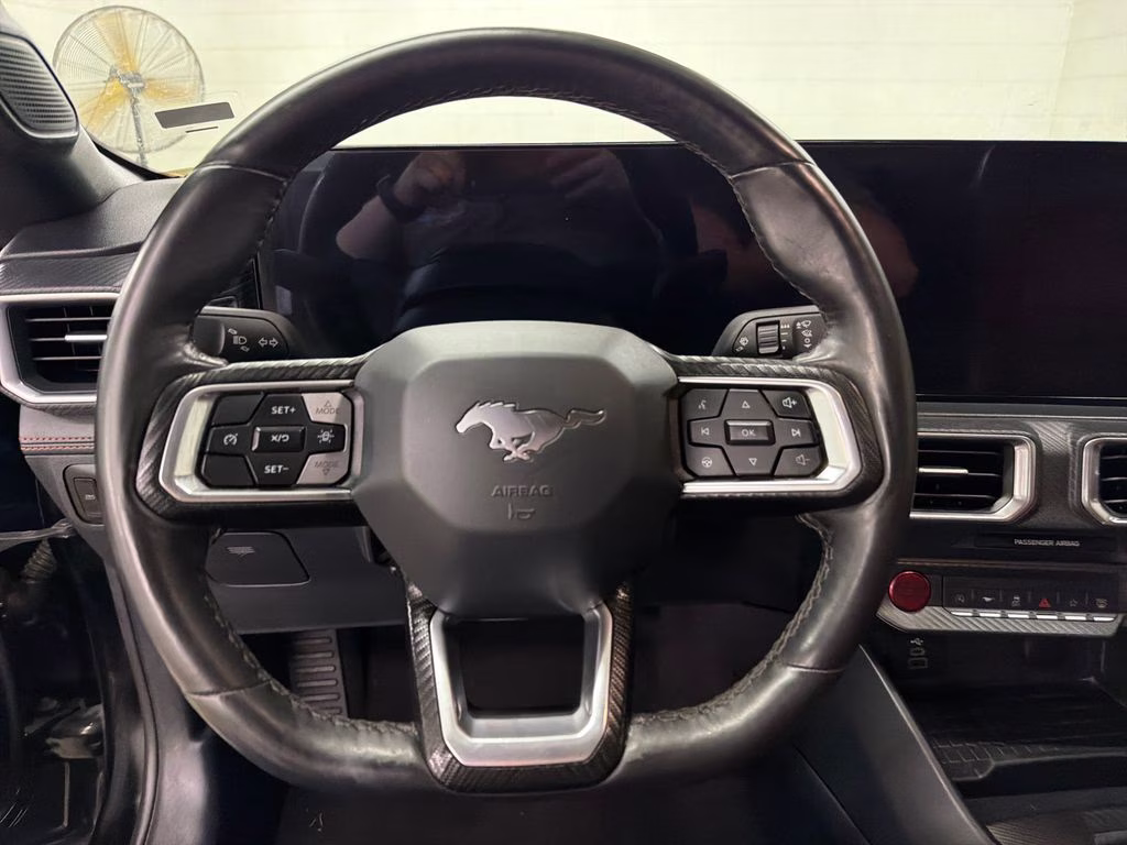 2024 Shadow Black Ford Mustang EcoBoost Premium RWD Convertible