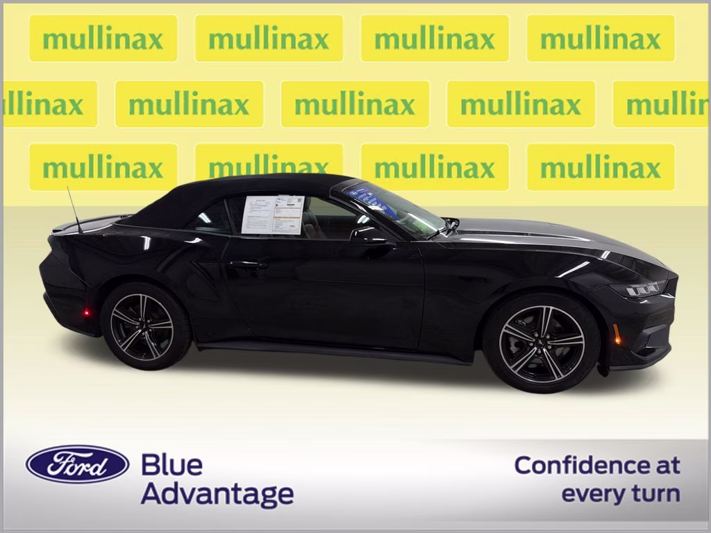 2024 Shadow Black Ford Mustang EcoBoost Premium RWD Convertible
