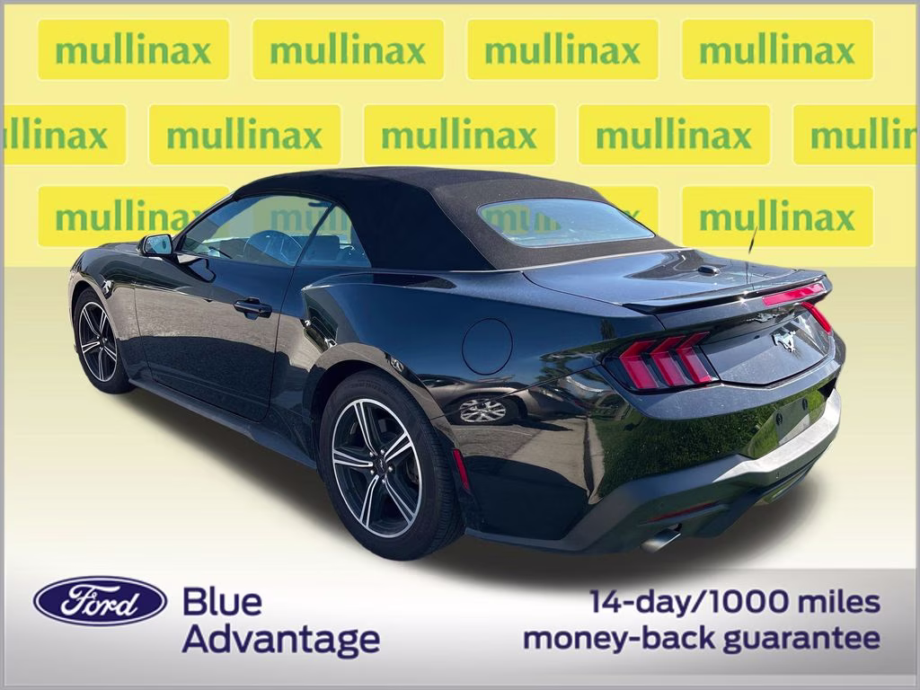2024 Shadow Black Ford Mustang EcoBoost Premium RWD Convertible