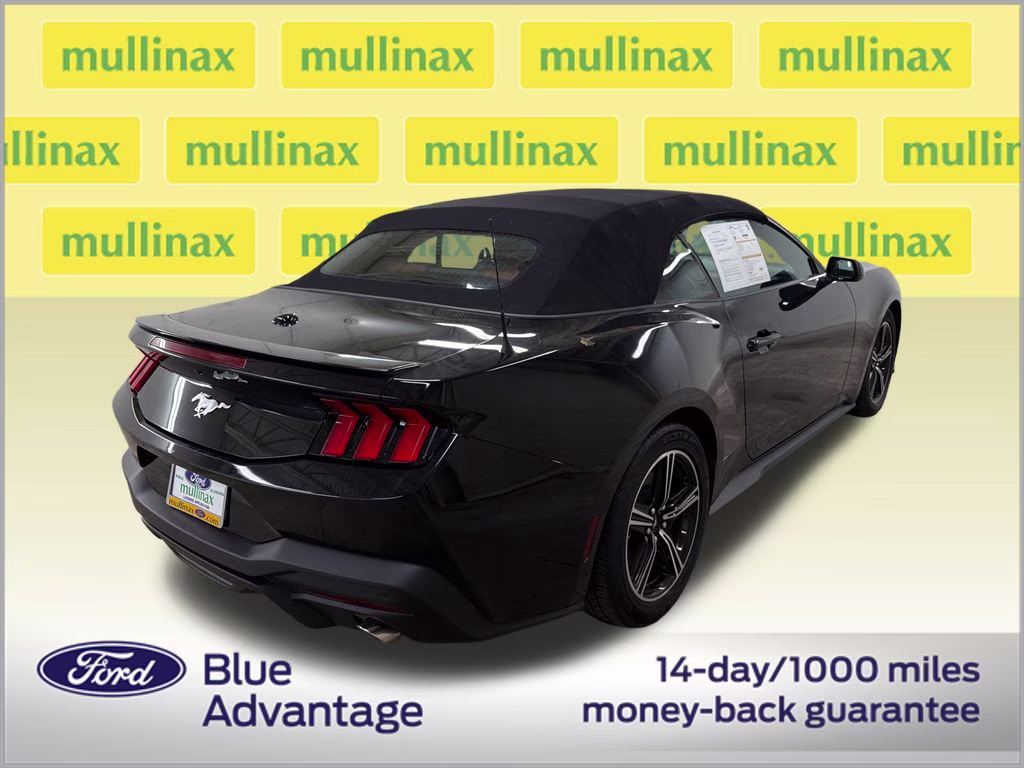 2024 Shadow Black Ford Mustang EcoBoost Premium RWD Convertible