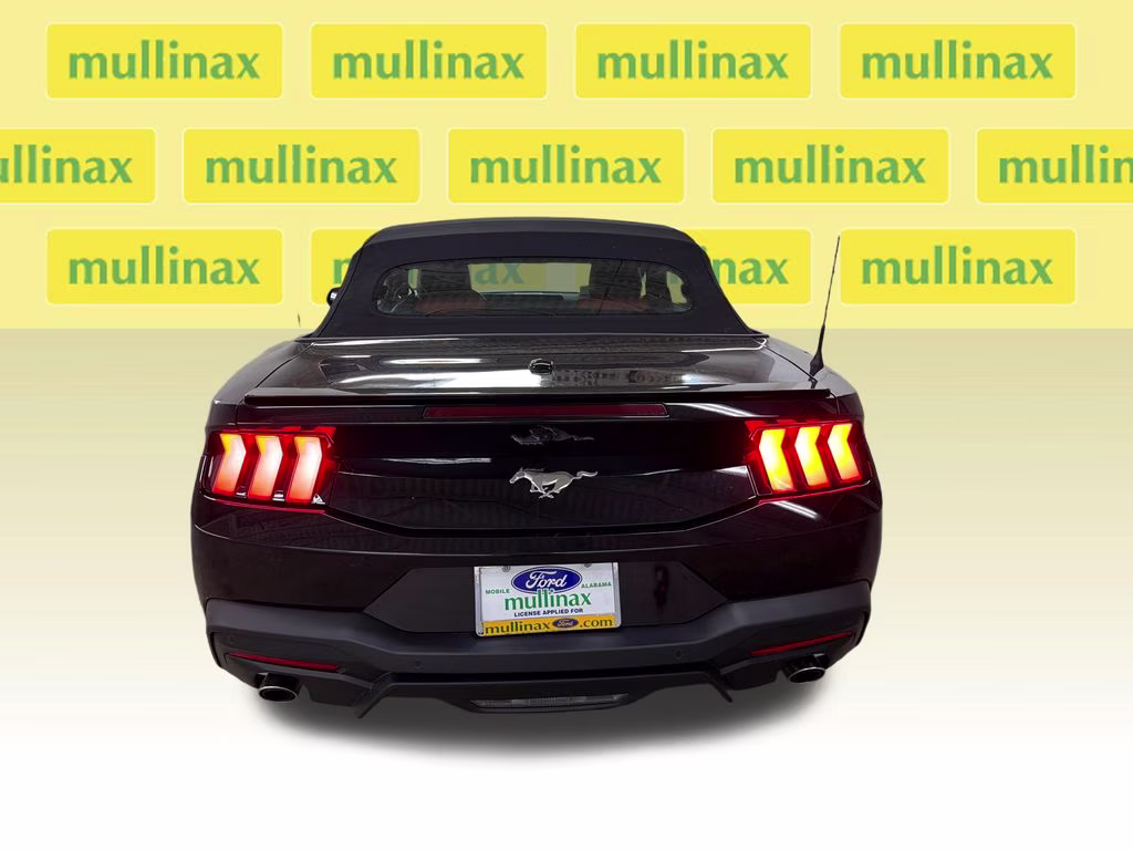 2024 Shadow Black Ford Mustang EcoBoost Premium RWD Convertible