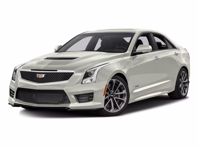 2018 Crystal White Tricoat Cadillac ATS-V Base RWD Sedan