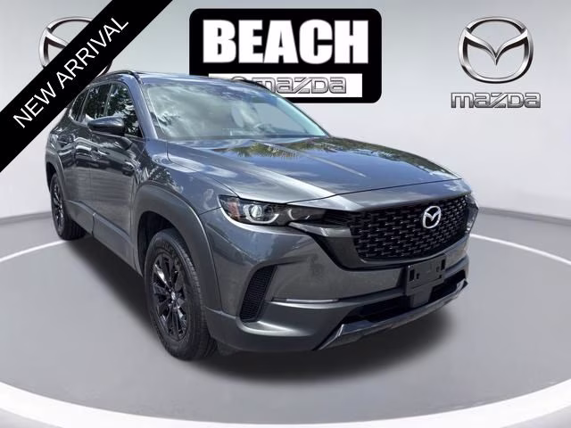 2025 Machine Gray Metallic Mazda CX-50 Hybrid Premium AWD SUV