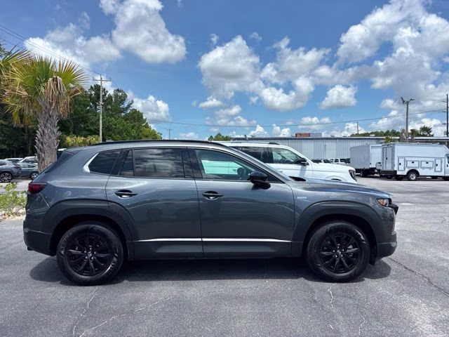 2025 Machine Gray Metallic Mazda CX-50 Hybrid Premium AWD SUV