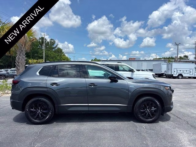 2025 Machine Gray Metallic Mazda CX-50 Hybrid Premium AWD SUV