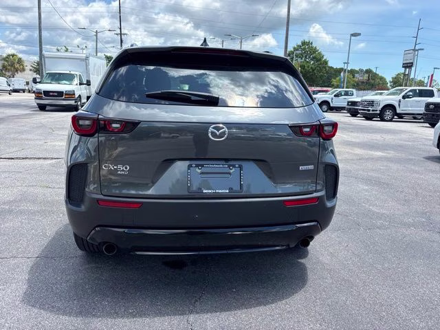 2025 Machine Gray Metallic Mazda CX-50 Hybrid Premium AWD SUV