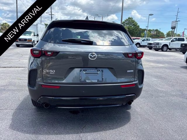 2025 Machine Gray Metallic Mazda CX-50 Hybrid Premium AWD SUV