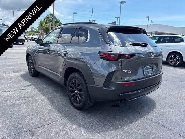 2025 Machine Gray Metallic Mazda CX-50 Hybrid Premium AWD SUV
