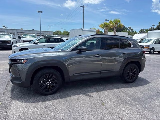 2025 Machine Gray Metallic Mazda CX-50 Hybrid Premium AWD SUV