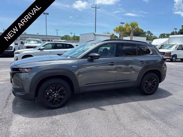 2025 Machine Gray Metallic Mazda CX-50 Hybrid Premium AWD SUV