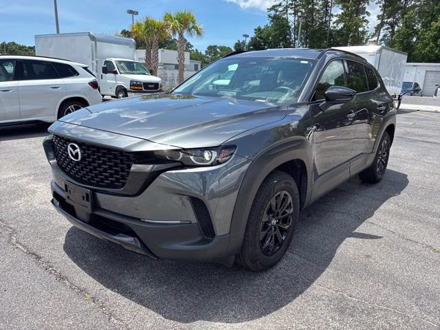 2025 Machine Gray Metallic Mazda CX-50 Hybrid Premium AWD SUV