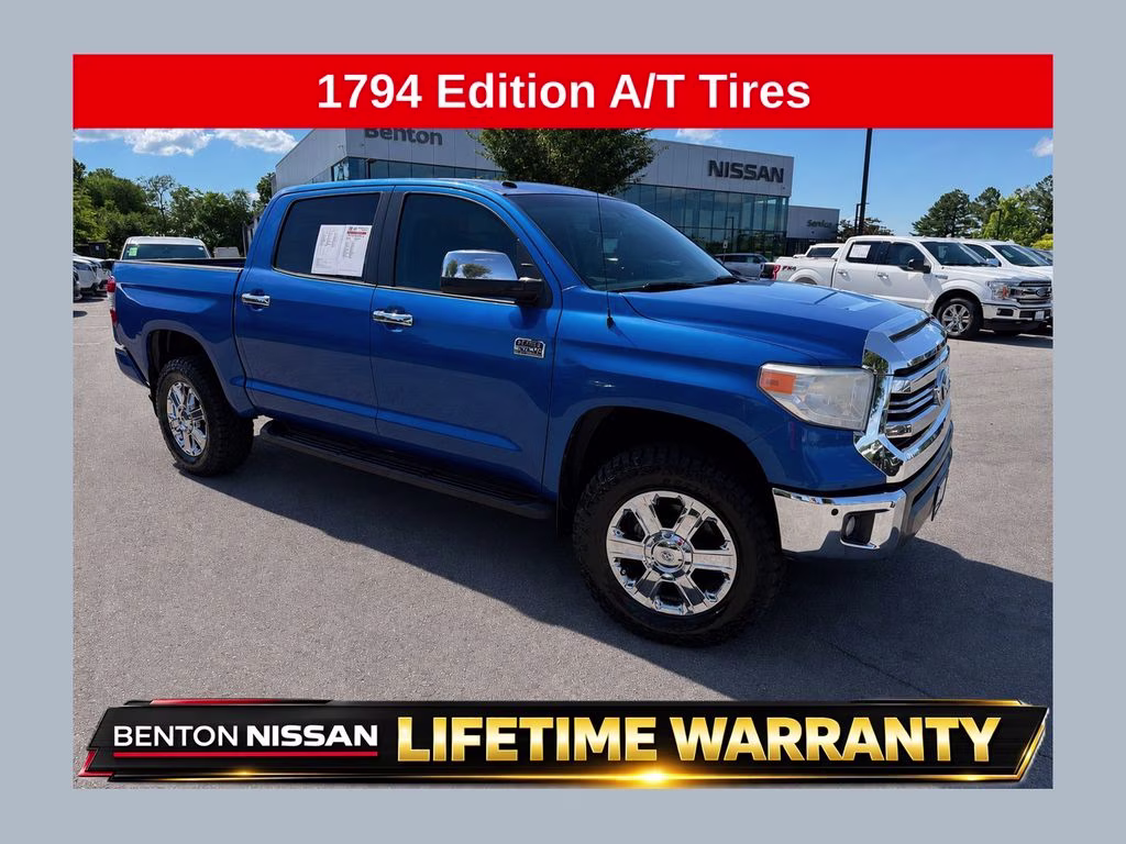 2016 Blazing Blue Toyota Tundra 1794 4X4 Truck
