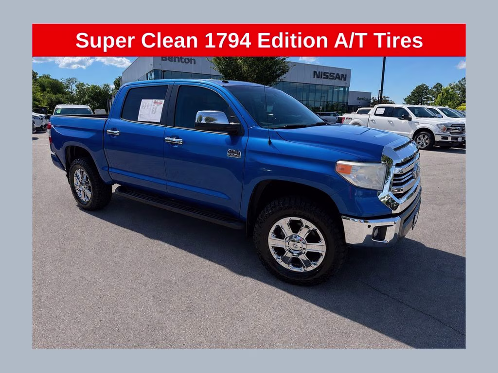 2016 Blazing Blue Toyota Tundra 1794 4X4 Truck