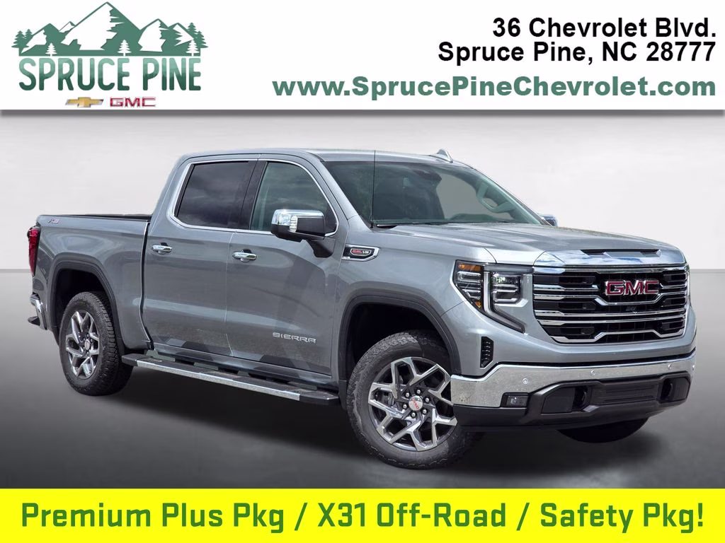 2026 Sterling Metallic GMC Sierra 1500 SLT 4X4 Truck