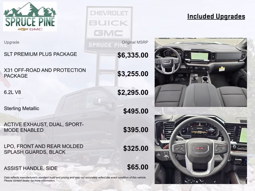 2026 Sterling Metallic GMC Sierra 1500 SLT 4X4 Truck