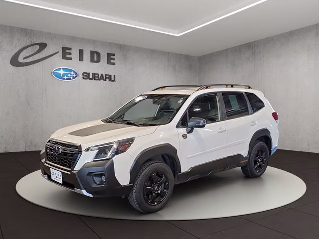 2022 Crystal White Pearl Subaru Forester Wilderness AWD SUV