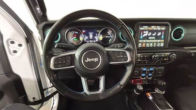 2023 Bright White Clearcoat Jeep Wrangler Rubicon 4xe 4X4 SUV