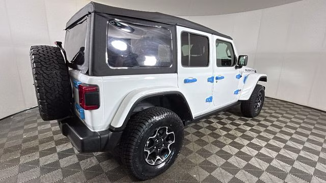 2023 Bright White Clearcoat Jeep Wrangler Rubicon 4xe 4X4 SUV