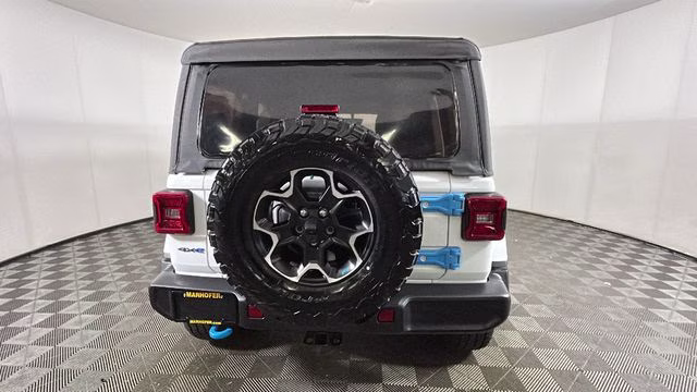 2023 Bright White Clearcoat Jeep Wrangler Rubicon 4xe 4X4 SUV