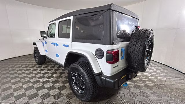 2023 Bright White Clearcoat Jeep Wrangler Rubicon 4xe 4X4 SUV