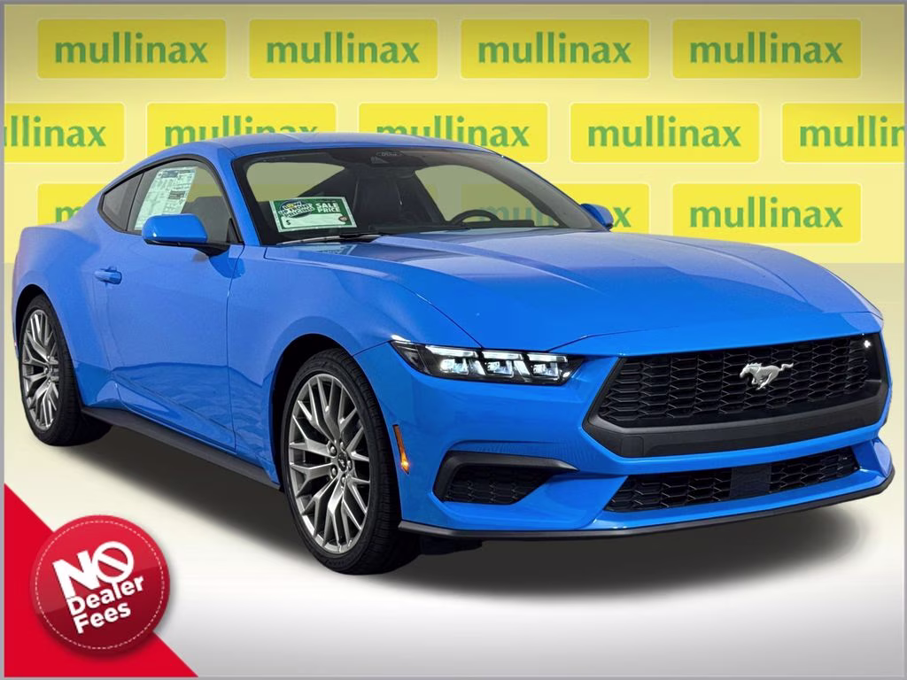 2026 Grabber Blue Metallic Ford Mustang EcoBoost Premium RWD Coupe