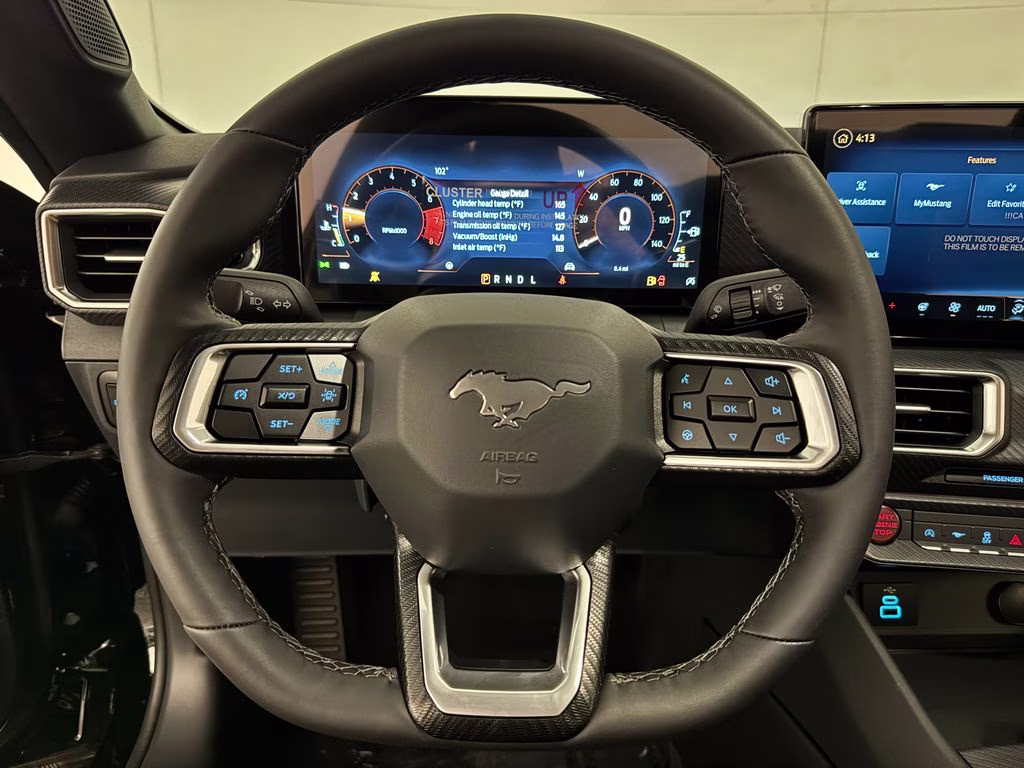 2026 Shadow Black Ford Mustang EcoBoost Premium RWD Coupe