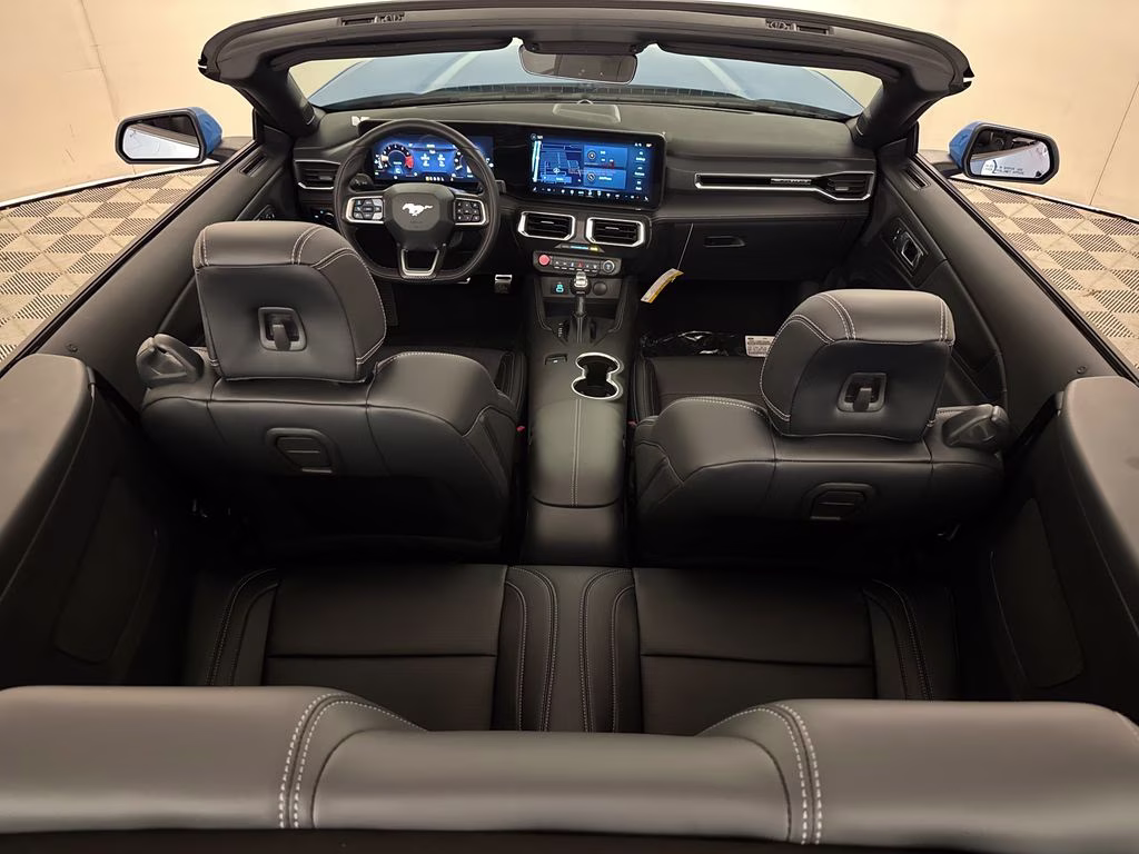 2026 Grabber Blue Metallic Ford Mustang EcoBoost Premium RWD Convertible