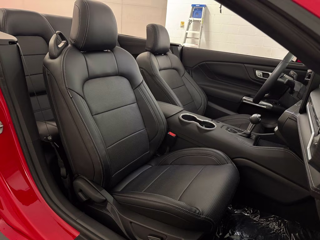 2026 Race Red Ford Mustang EcoBoost Premium RWD Convertible