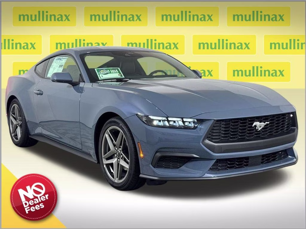 2026 Vapor Blue Metallic Ford Mustang EcoBoost Premium RWD Coupe