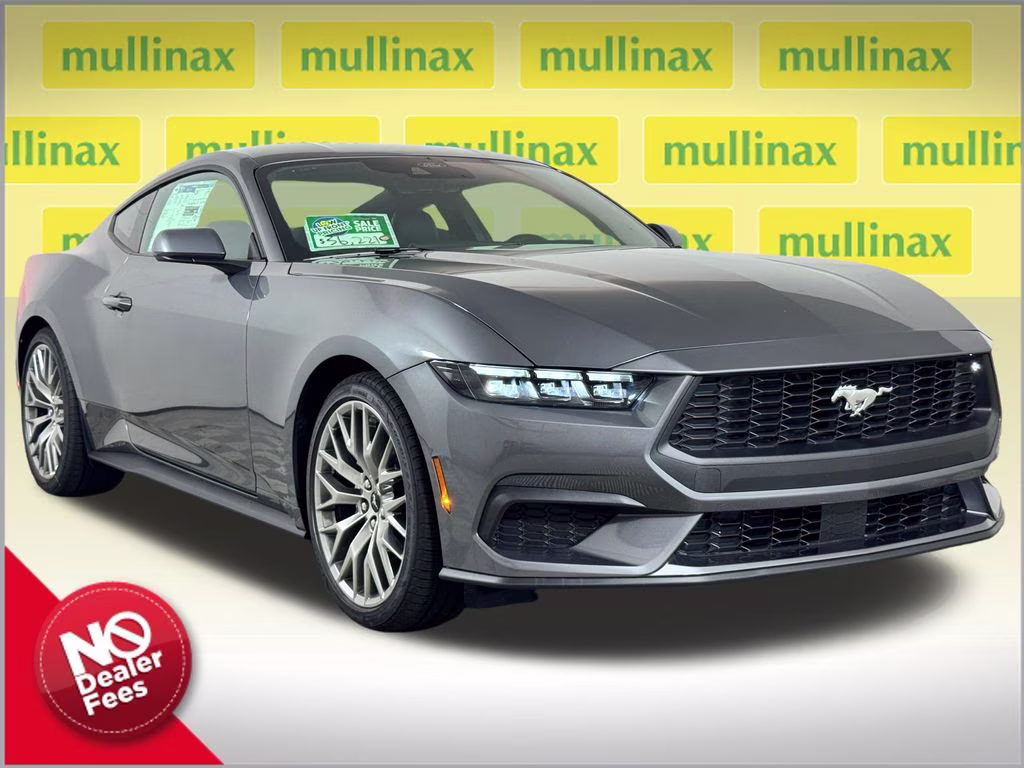 2026 Carbonized Gray Metallic Ford Mustang EcoBoost Premium RWD Coupe
