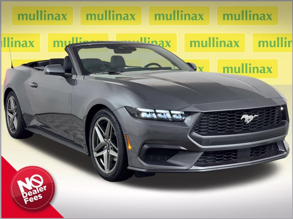2026 Carbonized Gray Metallic Ford Mustang EcoBoost Premium RWD Convertible