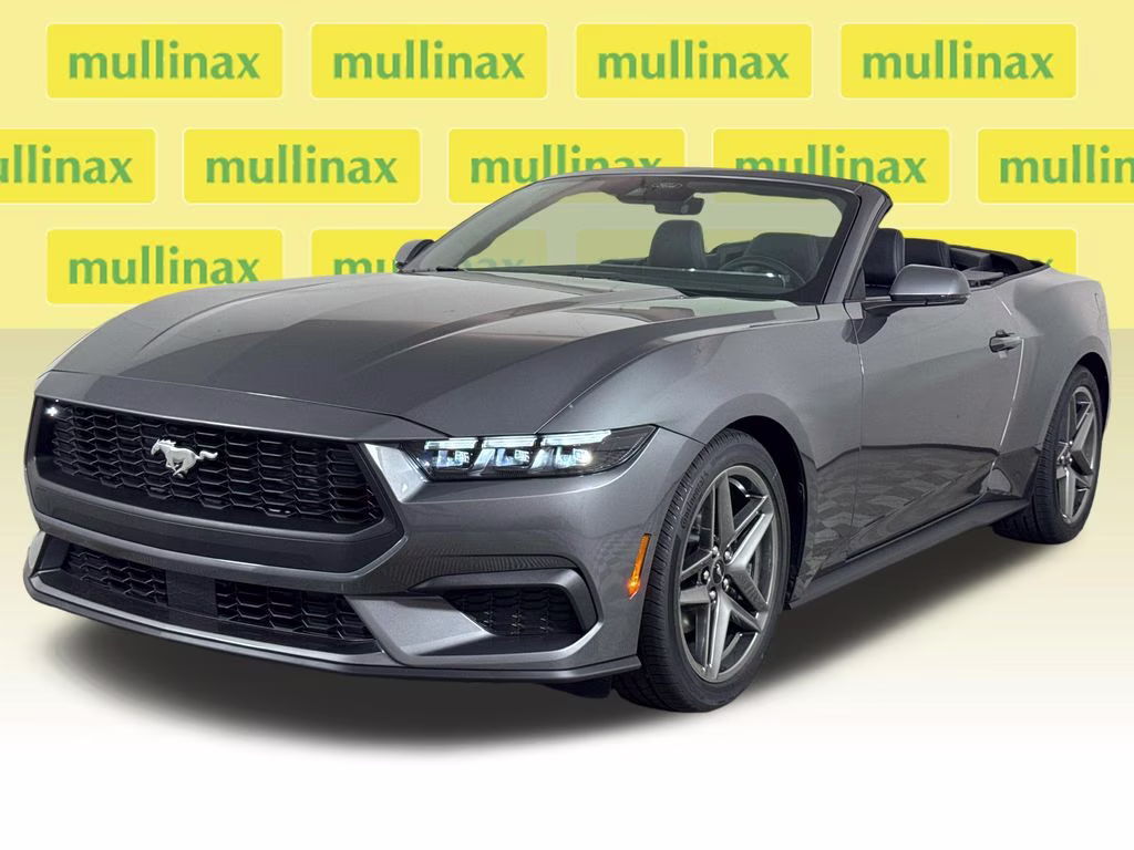 2026 Carbonized Gray Metallic Ford Mustang EcoBoost Premium RWD Convertible