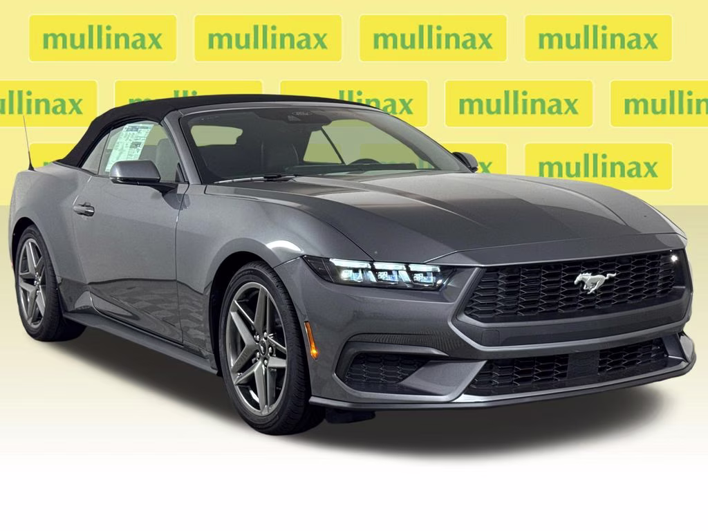 2026 Carbonized Gray Metallic Ford Mustang EcoBoost Premium RWD Convertible