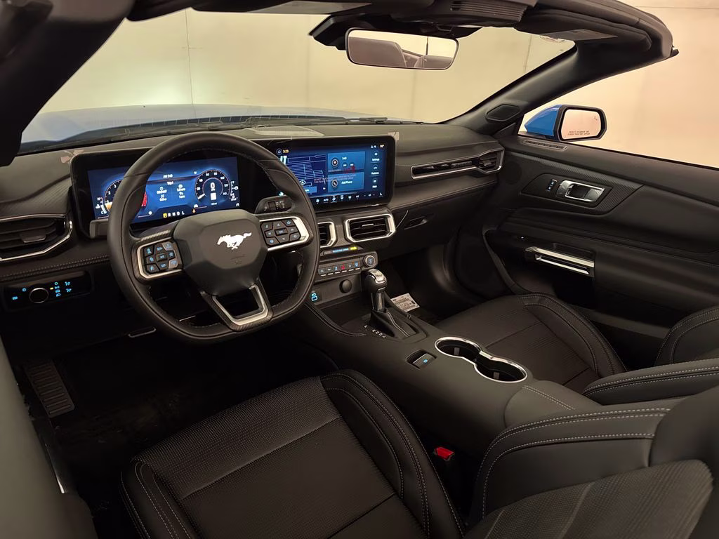 2026 Grabber Blue Metallic Ford Mustang EcoBoost Premium RWD Convertible