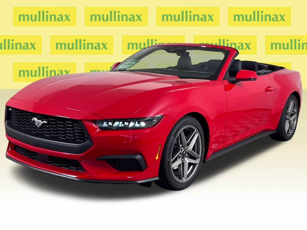 2026 Race Red Ford Mustang EcoBoost Premium RWD Convertible