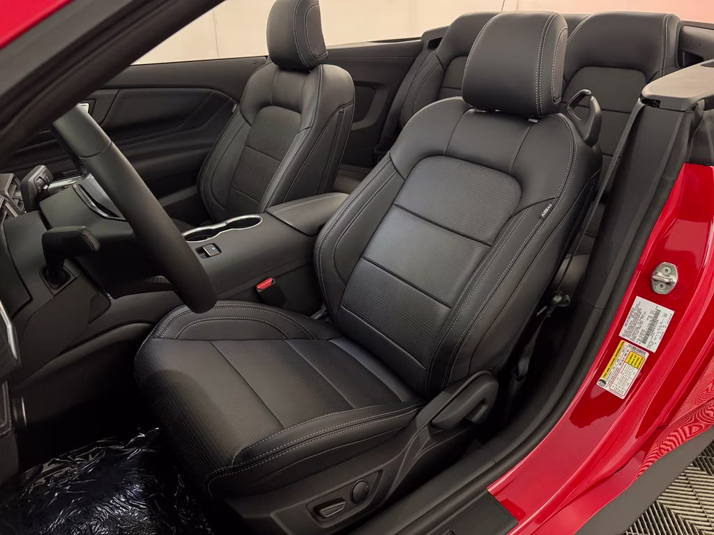 2026 Race Red Ford Mustang EcoBoost Premium RWD Convertible