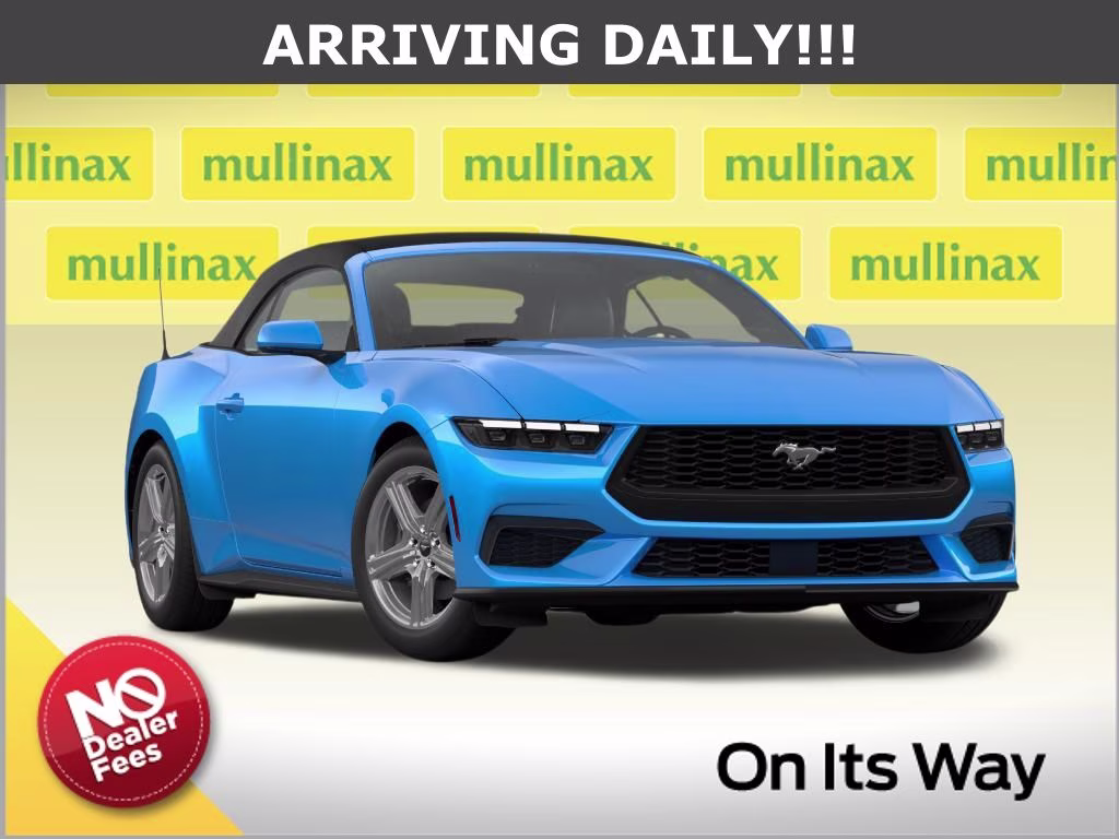 2026 Grabber Blue Metallic Ford Mustang EcoBoost RWD Convertible