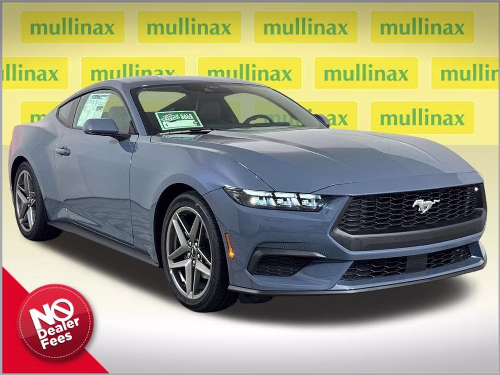 2026 Vapor Blue Metallic Ford Mustang EcoBoost Premium RWD Coupe
