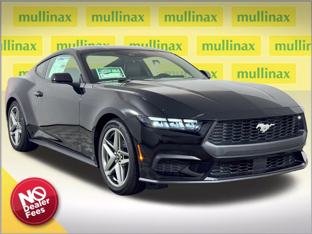 2026 Shadow Black Ford Mustang EcoBoost Premium RWD Coupe