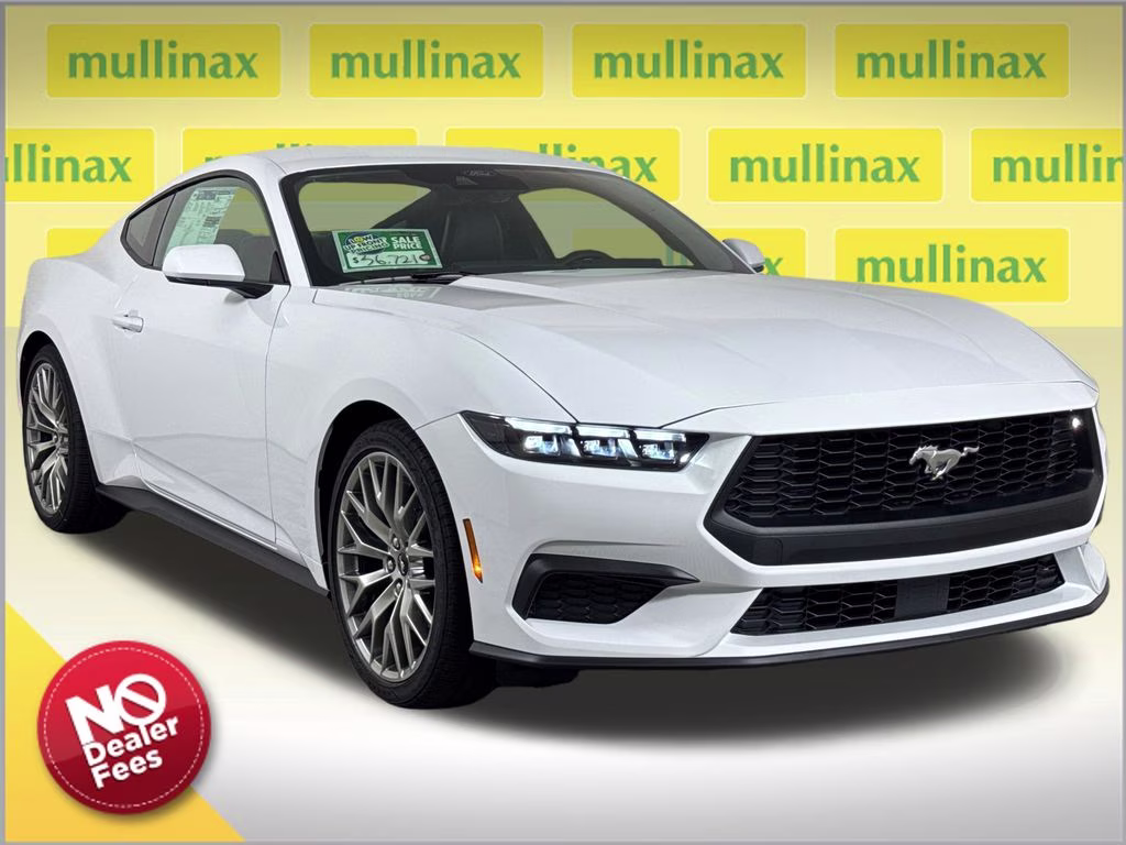 2026 Oxford White Ford Mustang EcoBoost Premium RWD Coupe