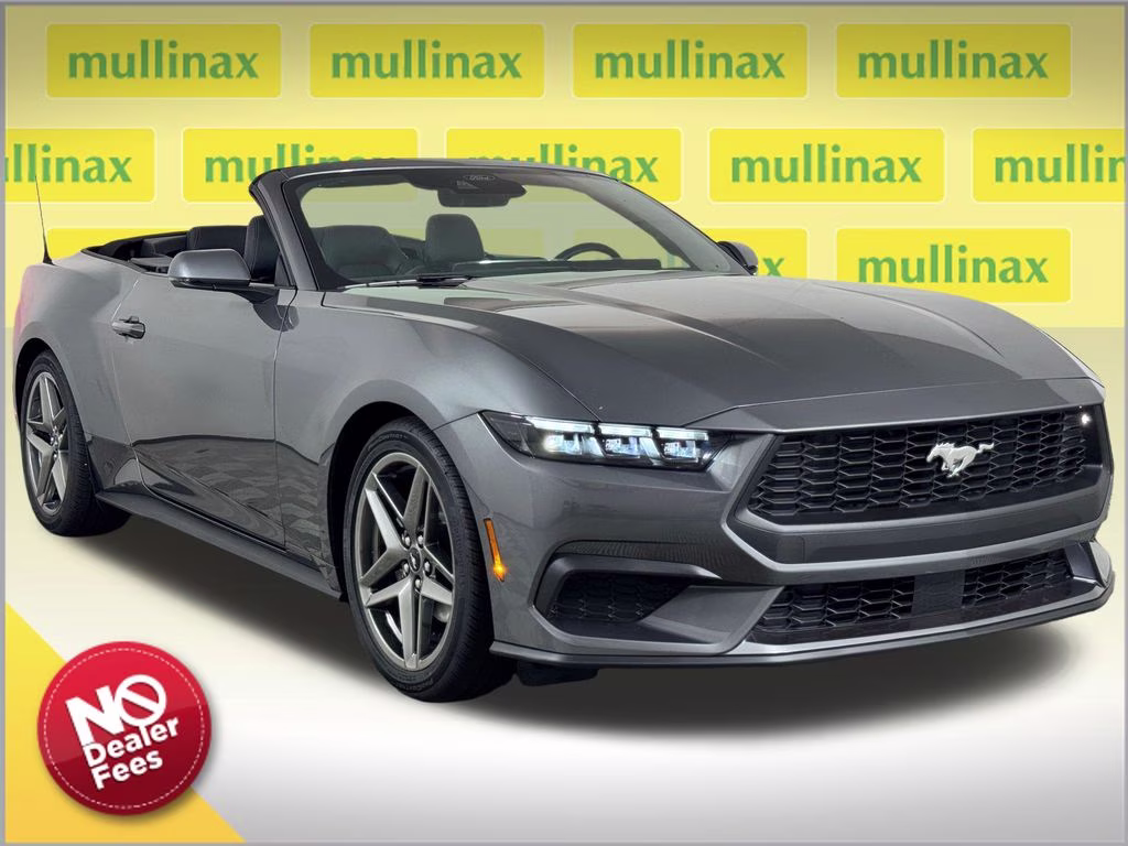 2026 Carbonized Gray Metallic Ford Mustang EcoBoost Premium RWD Convertible