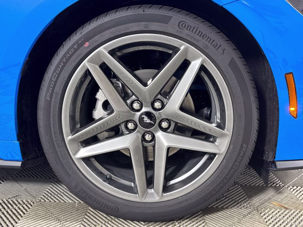 2026 Grabber Blue Metallic Ford Mustang EcoBoost Premium RWD Convertible
