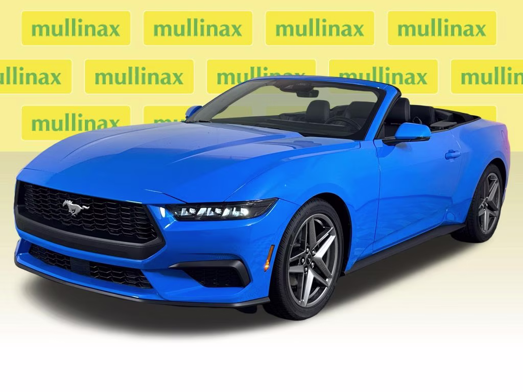2026 Grabber Blue Metallic Ford Mustang EcoBoost Premium RWD Convertible