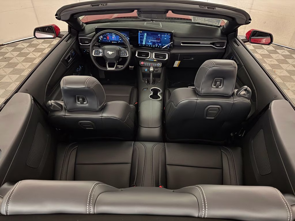 2026 Race Red Ford Mustang EcoBoost Premium RWD Convertible