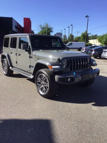 2022 Sting-Gray Clearcoat Jeep Wrangler Unlimited Sahara High Altitude 4xe 4X4 SUV