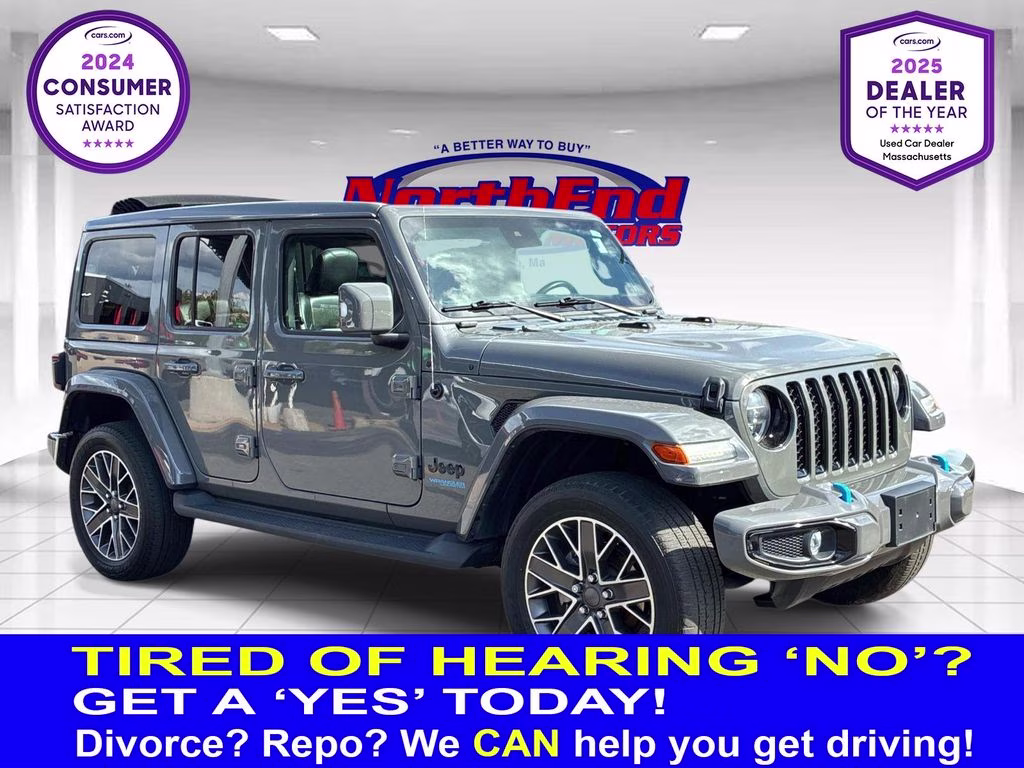 2022 Sting-Gray Clearcoat Jeep Wrangler Unlimited Sahara High Altitude 4xe 4X4 SUV