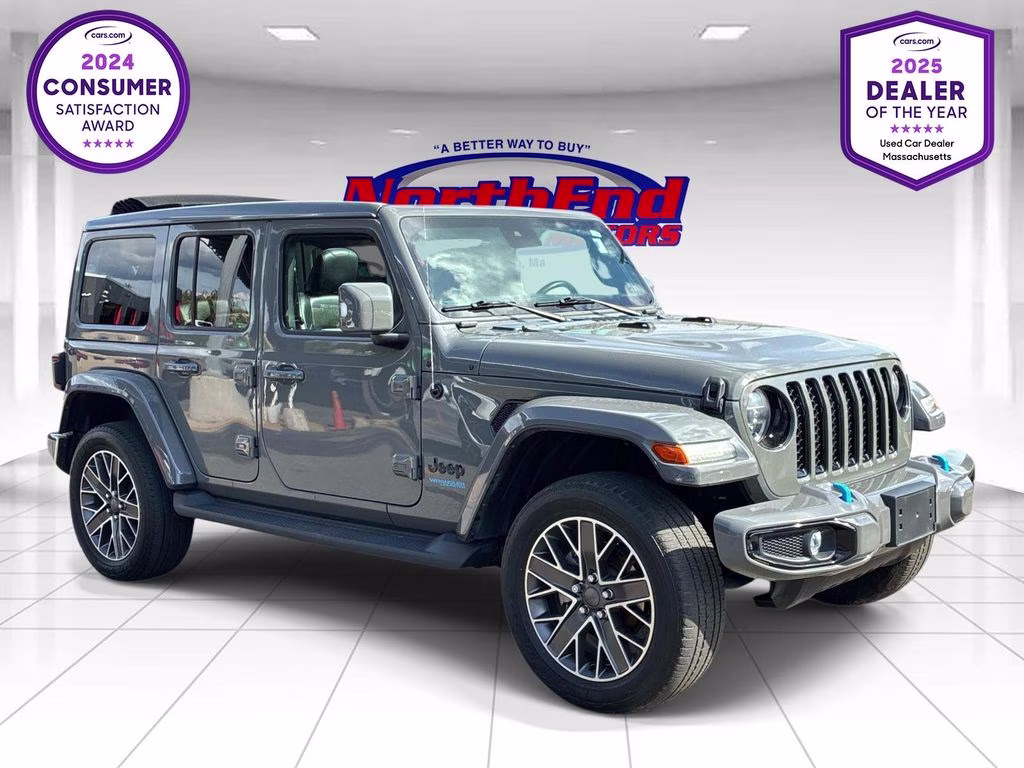 2022 Sting-Gray Clearcoat Jeep Wrangler Unlimited Sahara High Altitude 4xe 4X4 SUV