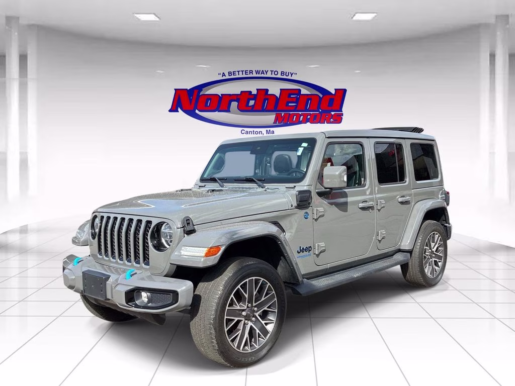 2022 Sting-Gray Clearcoat Jeep Wrangler Unlimited Sahara High Altitude 4xe 4X4 SUV