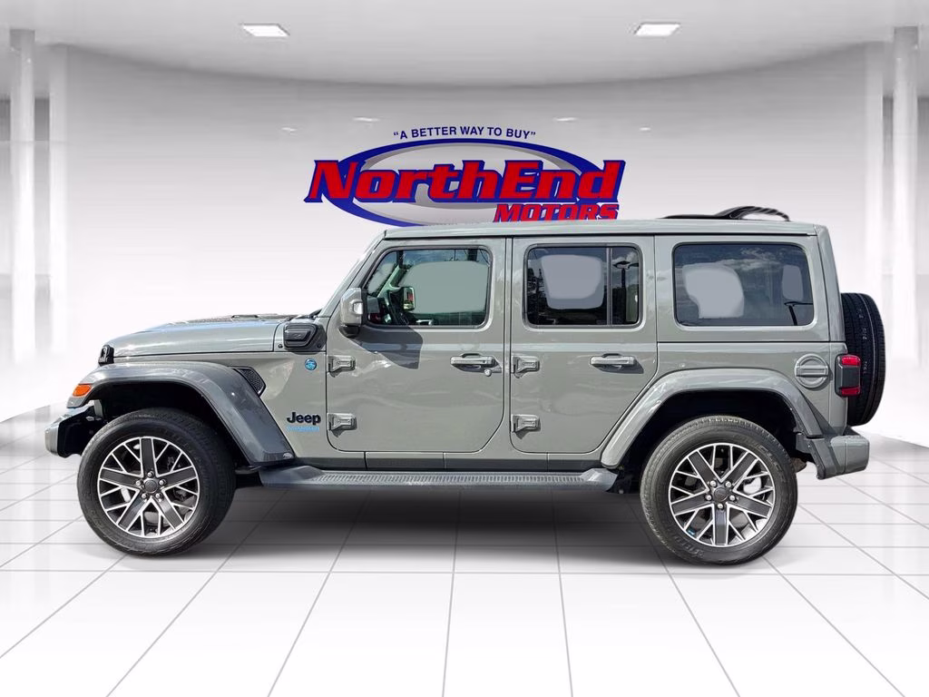 2022 Sting-Gray Clearcoat Jeep Wrangler Unlimited Sahara High Altitude 4xe 4X4 SUV